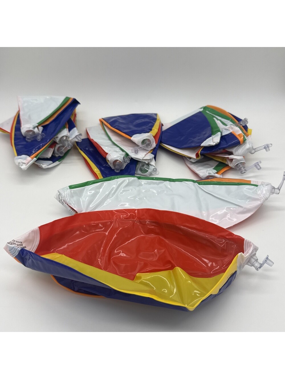 Lot of 13 Inflatable Beach Balls 10 Inch Multicolor Pool Party Favors Toys Vinyl